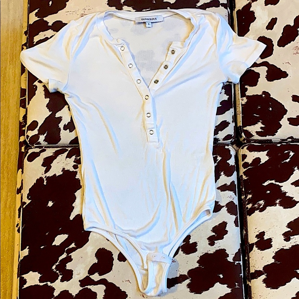 White t-shirt one piece - worn once!